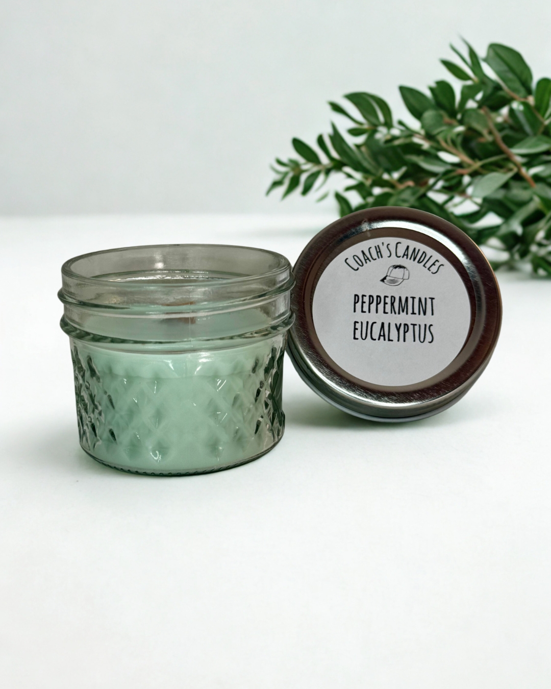 PEPPERMINT EUCALYPTUS CANDLE 4OZ
